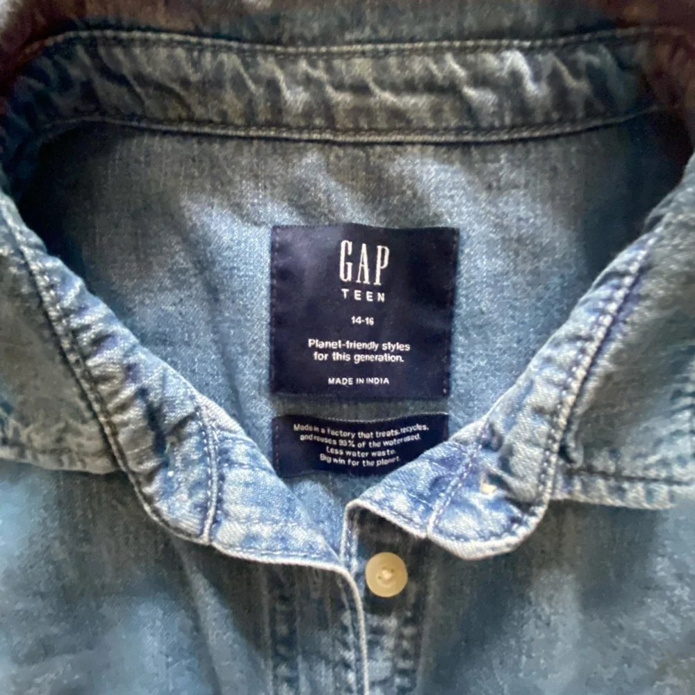 GAP Teen Oversized Denim Shirt